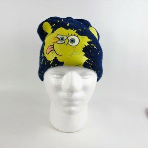 Nickelodeon Sponge Bob Navy Blue Winter Hat Cap Beanie Boys Youth Size 4 to 16